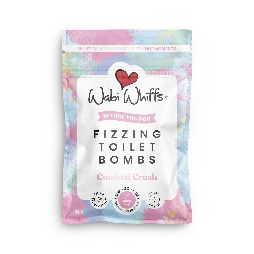 Confetti Crush Fizzing Toilet Bombs – Wabi Whiffs