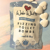 Cloud and Sky Fizzing Toilet Bombs