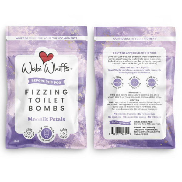 Moonlit Petals Fizzing Toilet Bombs