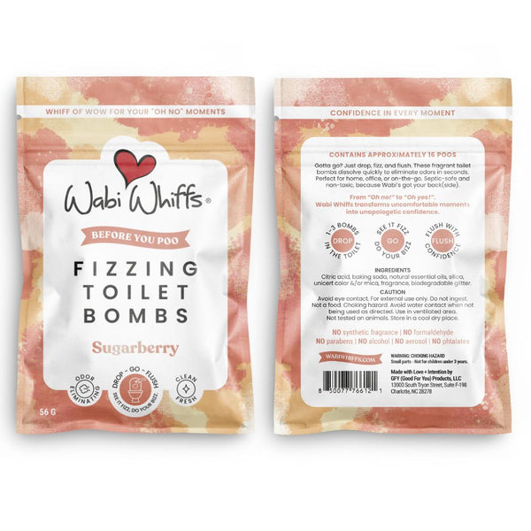 Sugarberry Fizzing Toilet Bombs