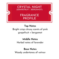 6-piece Crystal Night Clear Bag Gift Set