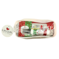 6-piece Christmas Clear Bag Gift Set