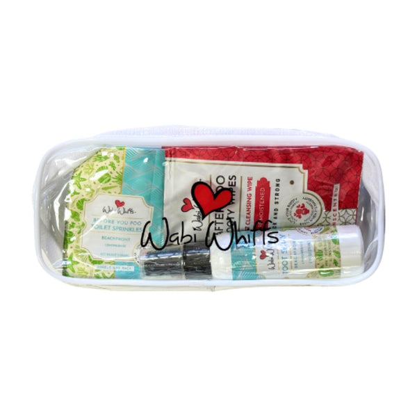 6-piece Beachfront Clear Bag Gift Set