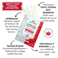 6ct Box Booty Wipes