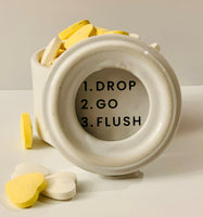 Ceramic Fizzy Toilet Bomb Jar